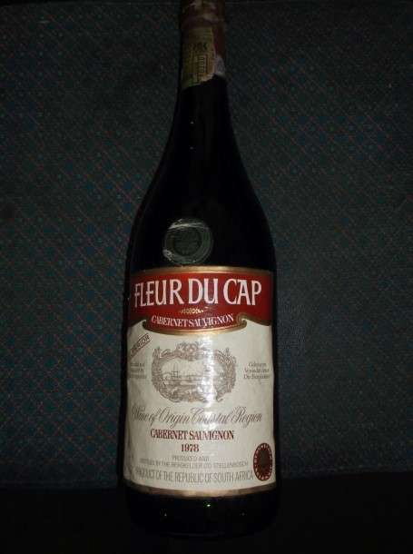 WINE : 1978 FLEUR DU CAP CABERNET SAUVIGNON